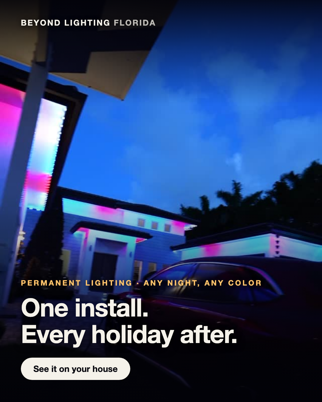 Sample ad: the permanent year-round angle